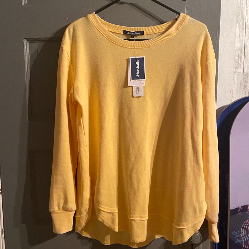 Yellow long sleeve shirt Ocean drive